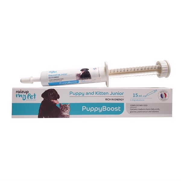 Hurtigt energitilskud til hvalpe - Puppy Boost 15 ml