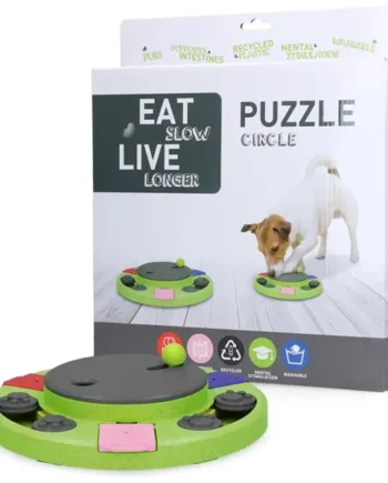 Puzzle Circle Slow Feeder til Hunde - Sjov Madoplevelse
