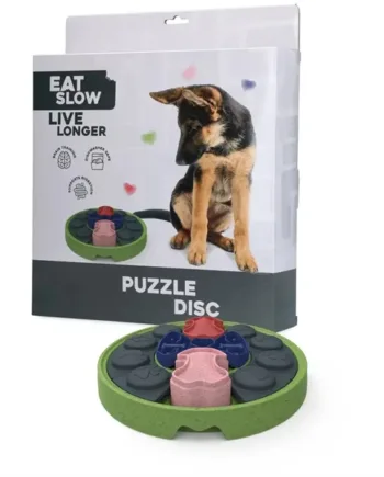 Puzzle Disc til hunde - Sjov og stimulerende fodring!