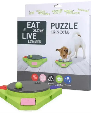 Puzzle Triangle Hundespil – Sjovt Legetøj til Mental Stimulering