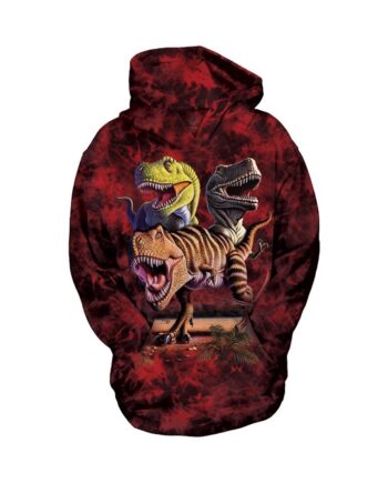 Rex Collage Børne Hoodie fra The Mountain - Udsalg!