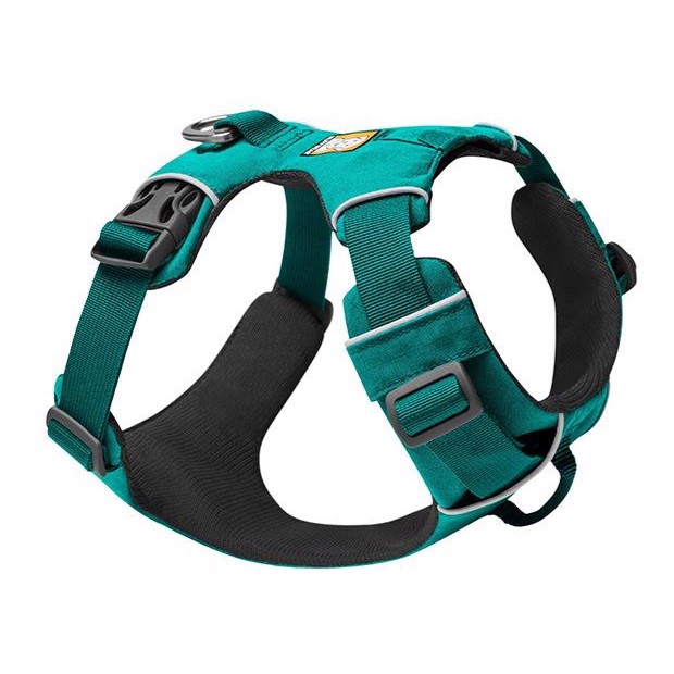 Ruffwear Front Range Sele – Aquagrøn til aktive hunde
