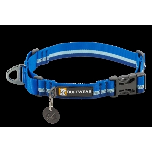 Ruffwear Web Reaction Halsbånd – Blå Pool, Martingal Design