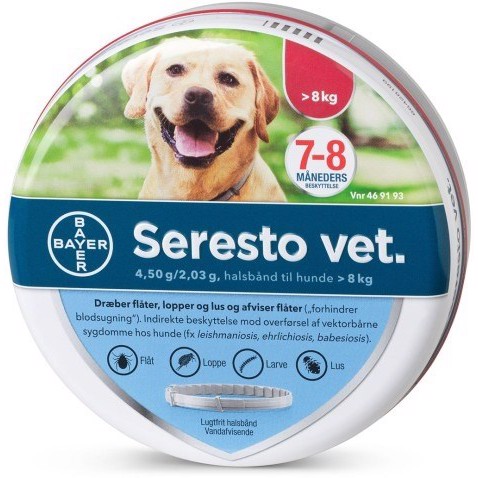Seresto Vet Loppehalsbånd til Hunde - Effektiv Beskyttelse