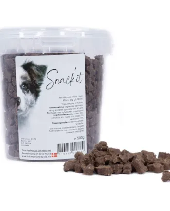 Snackit Mini Lammeknogler 500g – Uimodståelige Hundegodbidder