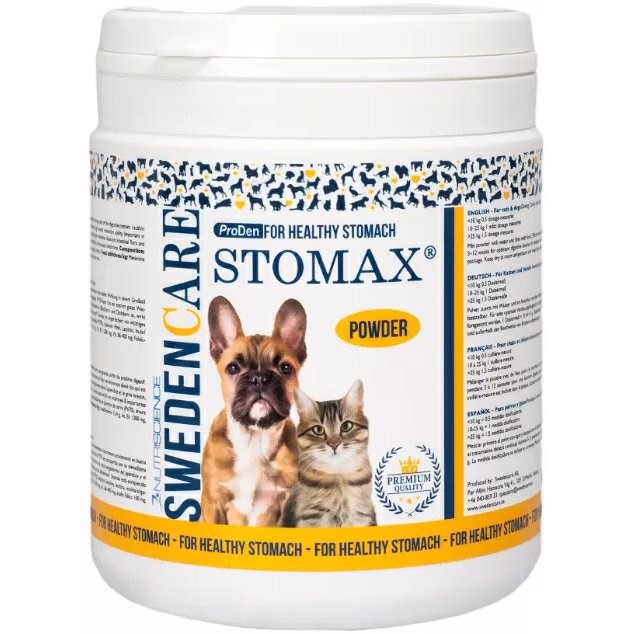 Stomax Præbiotiske Kostfibre til Hunde og Katte 200g - Tilbud!