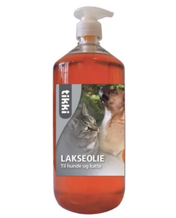 Tikki Lakseolie til Hunde og Katte – Omega 3 Tilskud!
