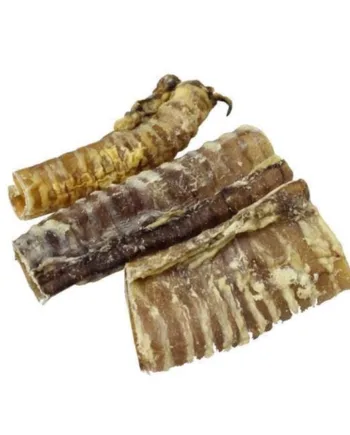 Tørrede Oksestruber – Sund Snack til Hunde! 200g