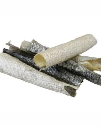 Tørret lakseskind - Sund omega-snack til hunde 50g