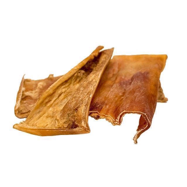 Tørrede Oksehoved Hud Plader - 750g Hundesnack Tilbud!