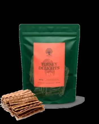 Kornfri Kalkun Træningsgodbidder til Hunde – 200g Snack