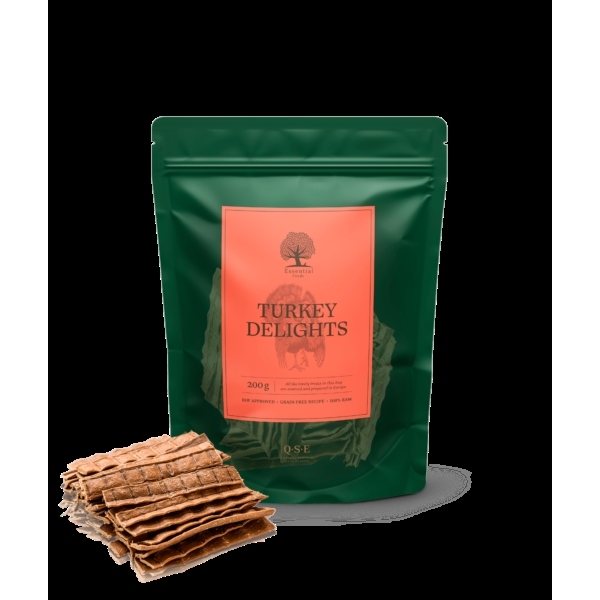 Kornfri Kalkun Træningsgodbidder til Hunde – 200g Snack