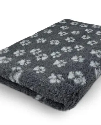 Vetbed Non-slip Tæppe 100x150 Antrasit til Hunde - Komfort!