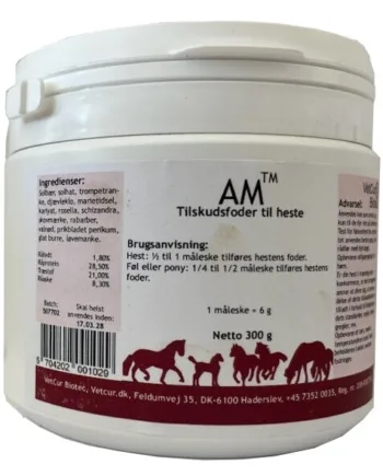Vetcur Am Pulver til Heste – Sundhedstilbud 300g!