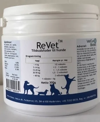 Vetcur Led- og Bevægelsespulver til Hunde 300g - Kvalitet!