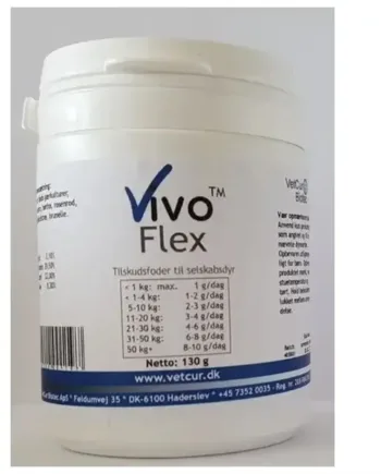 Vetcur Vivo Flex Pulv. til Hunde og Katte - 130g Støtte