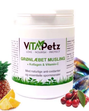 Vitapetz Grønlæbet Musling med Kollagen og C-vitamin 150g
