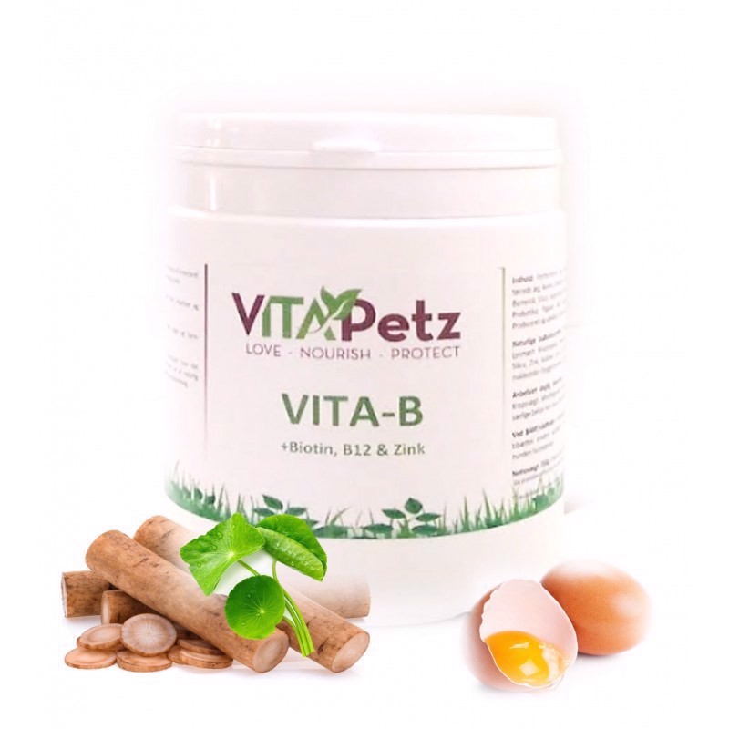 Vitapetz Vita-Biotin B12 Zink 350g – Sundhedstilskud til Hunde