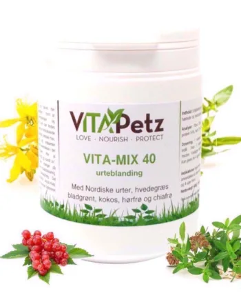 Vitapetz Økologisk Urtemix til Hunde 400g – Sundt Kosttilskud