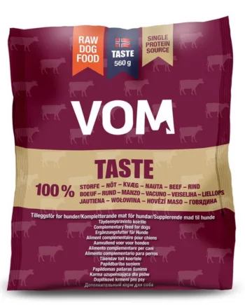 Vom Taste Oksekødsboller til Små Hunde - 560g Kvalitet!