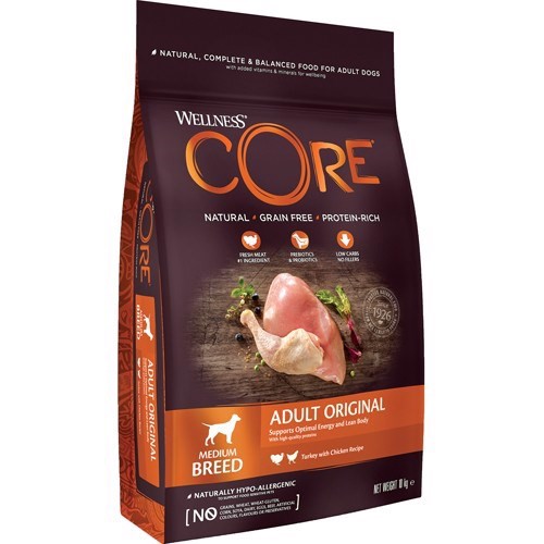Wellness Core Hundefoder til Mellemstore Racer - 10 Kg