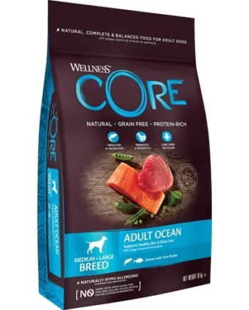 Wellness Core Adult Ocean Hundefoder 10 Kg - Kornfrit Foder