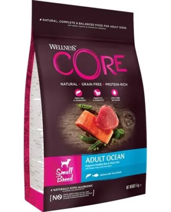 Wellness Core Hundefoder til Små Racer – Ocean Mix