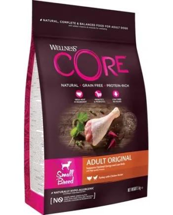 Wellness Core Hundefoder til Små Racer – 2 kg Kvalitet