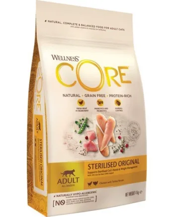 Wellness Core Kattemad til Steriliserede Katte - Sundhedsfokus