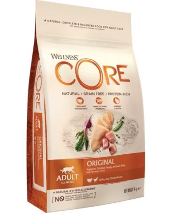 Wellness Core Kattemad med Kalkun og Kylling 2 kg – Topkvalitet!