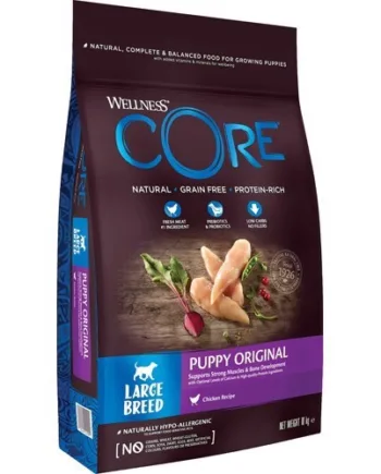 Wellness Core Hundefoder til Store Hvalpe – 10 kg Kvalitet