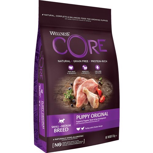 Wellness Core Puppy Original 10 Kg - Kornfrit Hundefoder