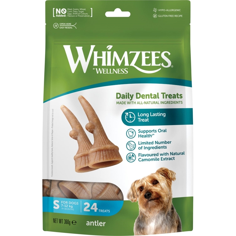 Whimzees Antler - Naturlige Tandgodbidder til Hunde 360g