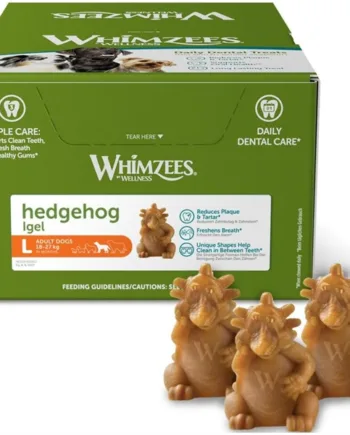 Whimzees Hedgehog Tandrensende Snack – 30 Stk Tilbud!