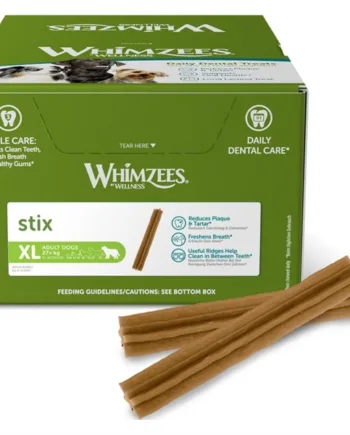 Whimzees Stix Tandpleje Godbidder – 30 stk. Kasse til hunde