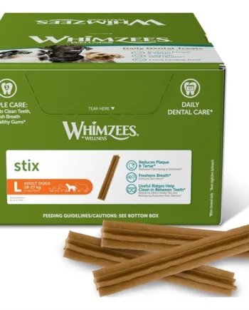 Whimzees Stix Tandpleje Godbidder – 50 Stk Kasse til Hunde