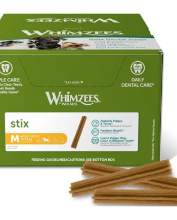 Whimzees Stix Tandpleje Godbidder – 100 Stk på tilbud!