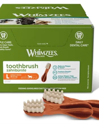 Whimzees Tandbørste Dental Treat Large – 30 Stk Tilbud