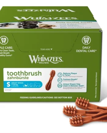 Whimzees Tandbørste Dental Treats – 350 Stk til Hunde