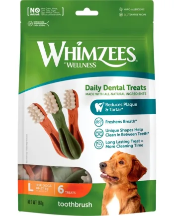 Whimzees Tandbørste Stjerne 360g – Sund Hundegodbidtilbud