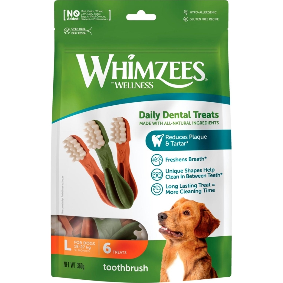 Whimzees Tandbørste Stjerne 360g – Sund Hundegodbidtilbud