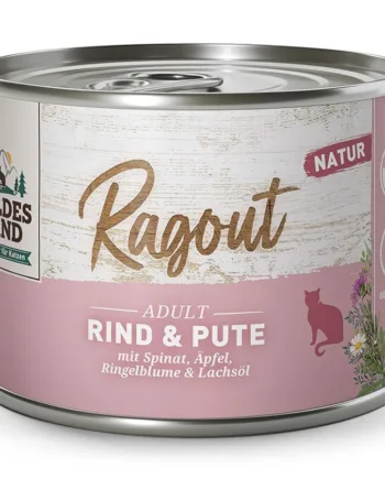 Wildes Land Kattemad Ragout med Oksekød & Kalkun 180g
