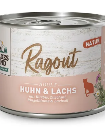 Wildes Land Kattemad med Kylling og Laks 180g - Sund Foder