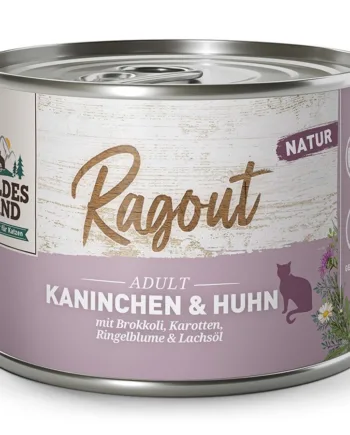 Uimodståelig kattemad med kanin og kylling 180g - Tilbud!