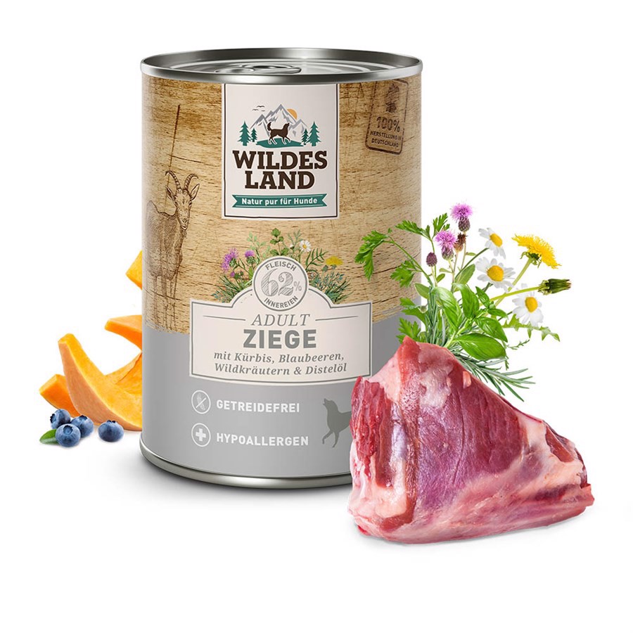 Wildes Land Classic Ged Dåsemad til Hunde 400g – Kvalitet!