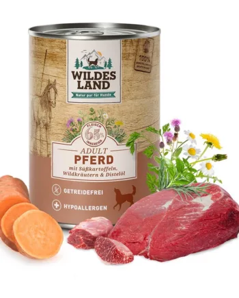 Wildes Land Hest Dåsemad 400g – Kornfri Hundemad Tilbud