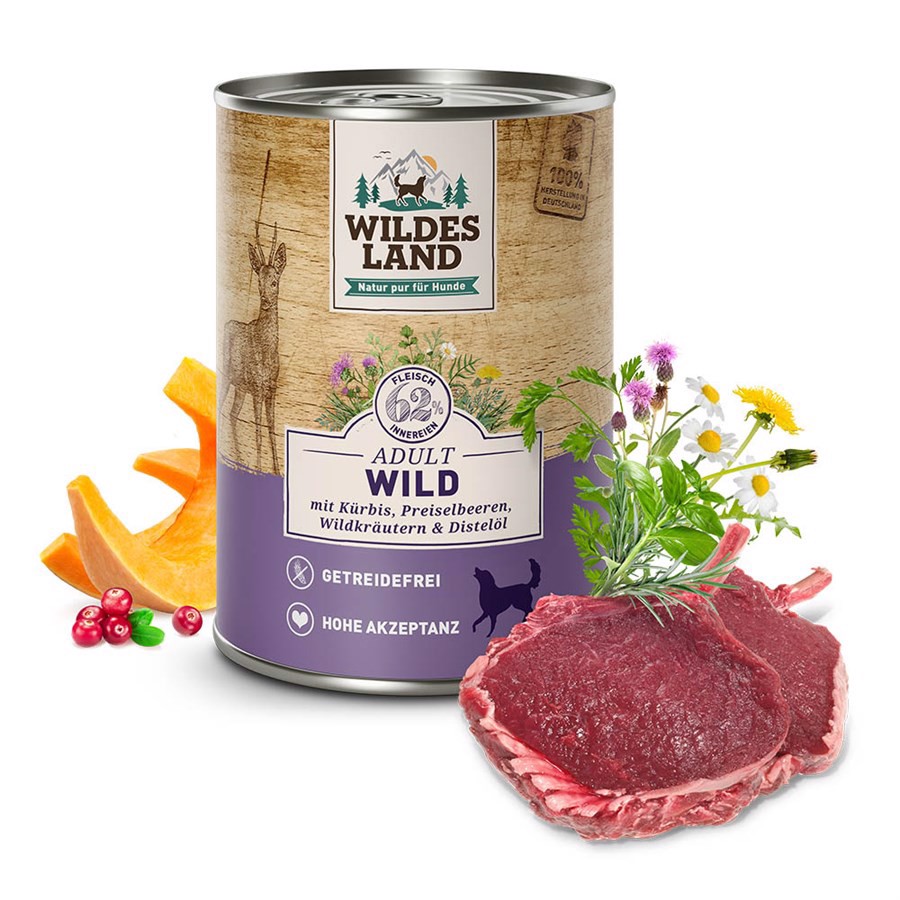 Wildes Land Classic Vildt Hundefoder 400g - Kvalitet til hunde