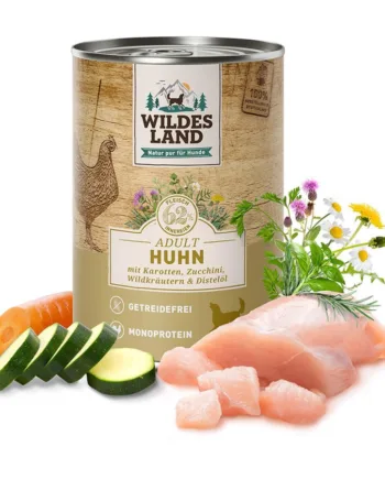 Wildes Land Kylling Dåsemad 400g – Kornfrit Hundefoder