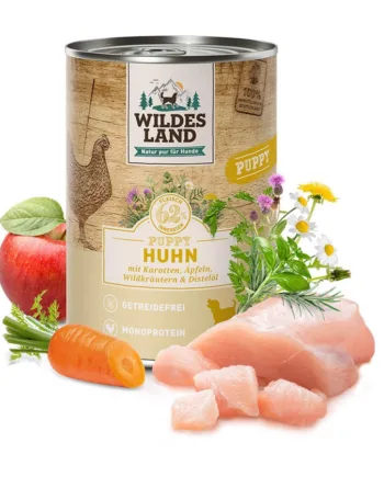 Kornfri Hvalpemad med Kylling 400g – Sundhed til Hvalpe