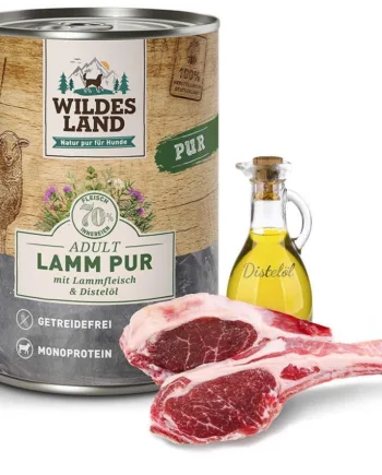 Wildes Land Lam Dåsemad til Hunde 400g – Fantastisk Tilbud!